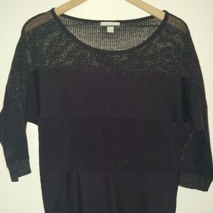 Shirt with seethru top